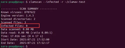 ClamAV Scan
