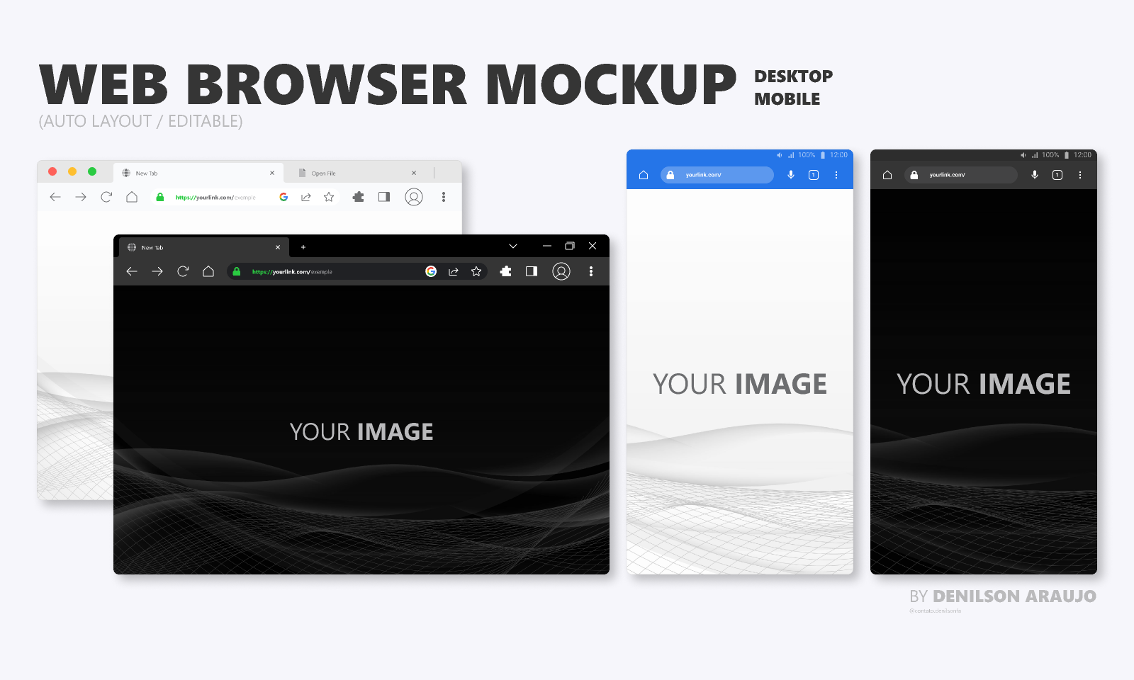Figma design mockup alongside the same interface rendered live in a browser